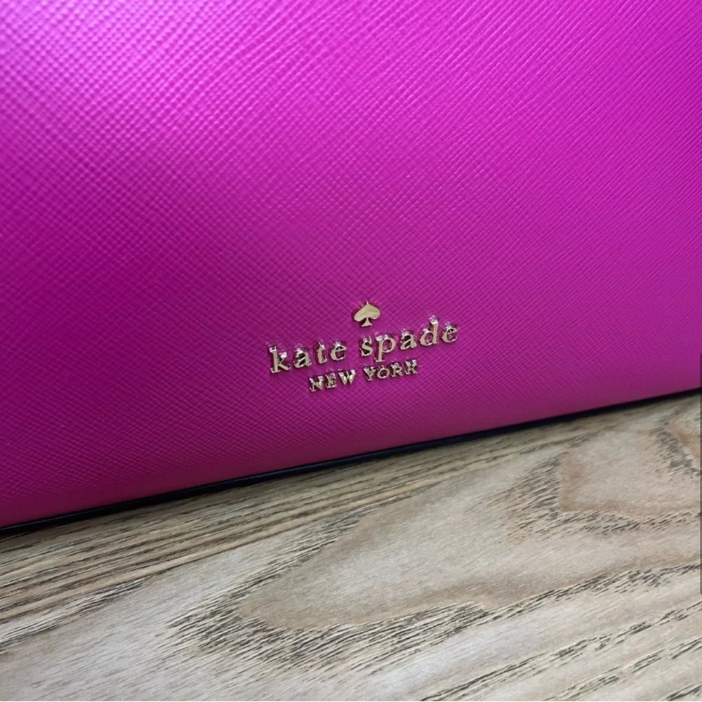 💕 🍭 Kate Spade Candied Plum Perry leather shoulder bag - Picture 5 of 7